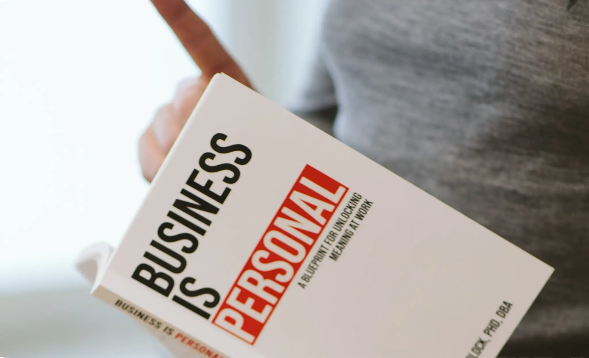 book business is personal cta